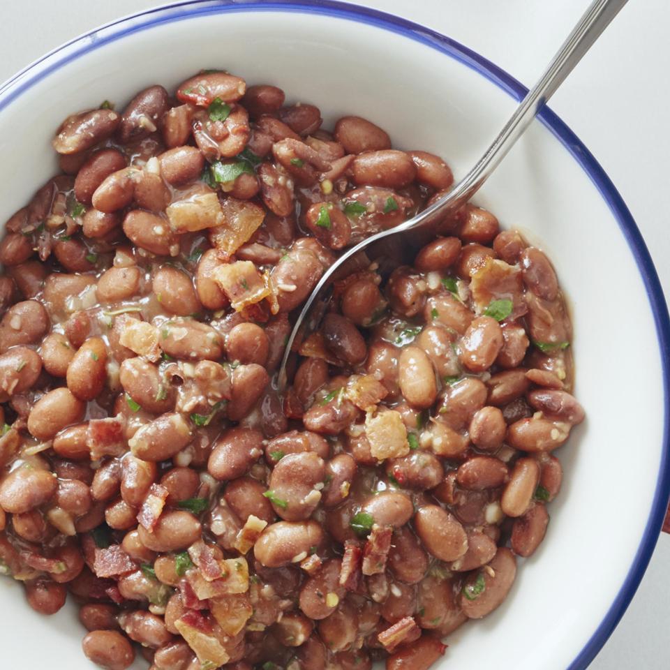 Bacon and Cranberry Bean Ragout 
