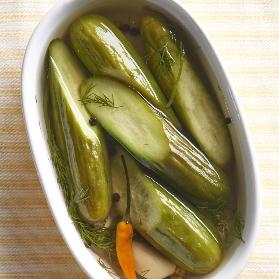 Ukrainian Dill and Garlic Pickles