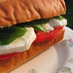 <p>Here's another caprese-esque recipe, and one that will definitely fill you up! Wonderful sandwich that's quick, easy, and delicious," says Jillian. And we really like her finishing touches: "I toasted the bread, salted the tomatoes and added a little cracked black pepper."</p>
                          
