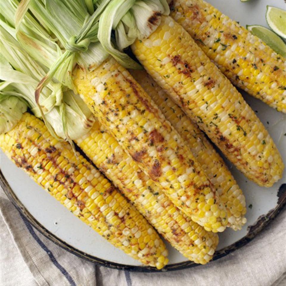 Oven Roasted Ranch Corn on the Cob