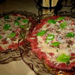 Painted Chef's Classic Beef Carpaccio 