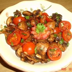 Byrdhouse Marinated Tomatoes and Mushrooms 
