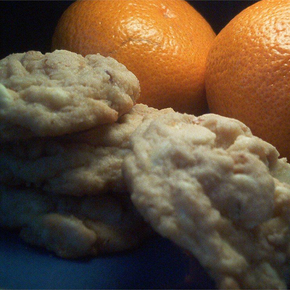 White Chocolate Orange Cookies WhatADish