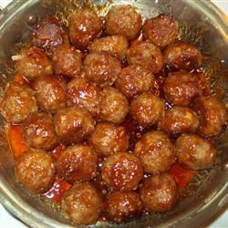 Honey-Garlic Glazed Meatballs 