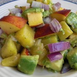 Avocado and Fruit Salad Patty Cakes