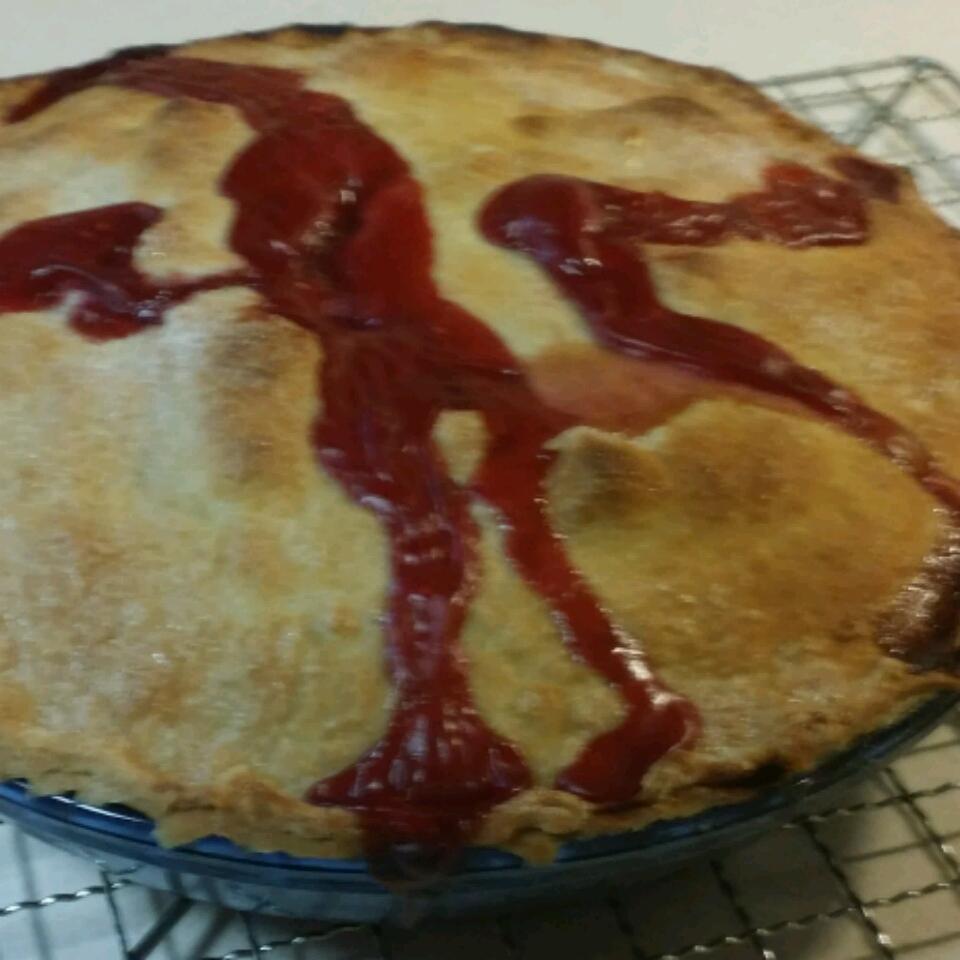 Berry Rhubarb Pie 