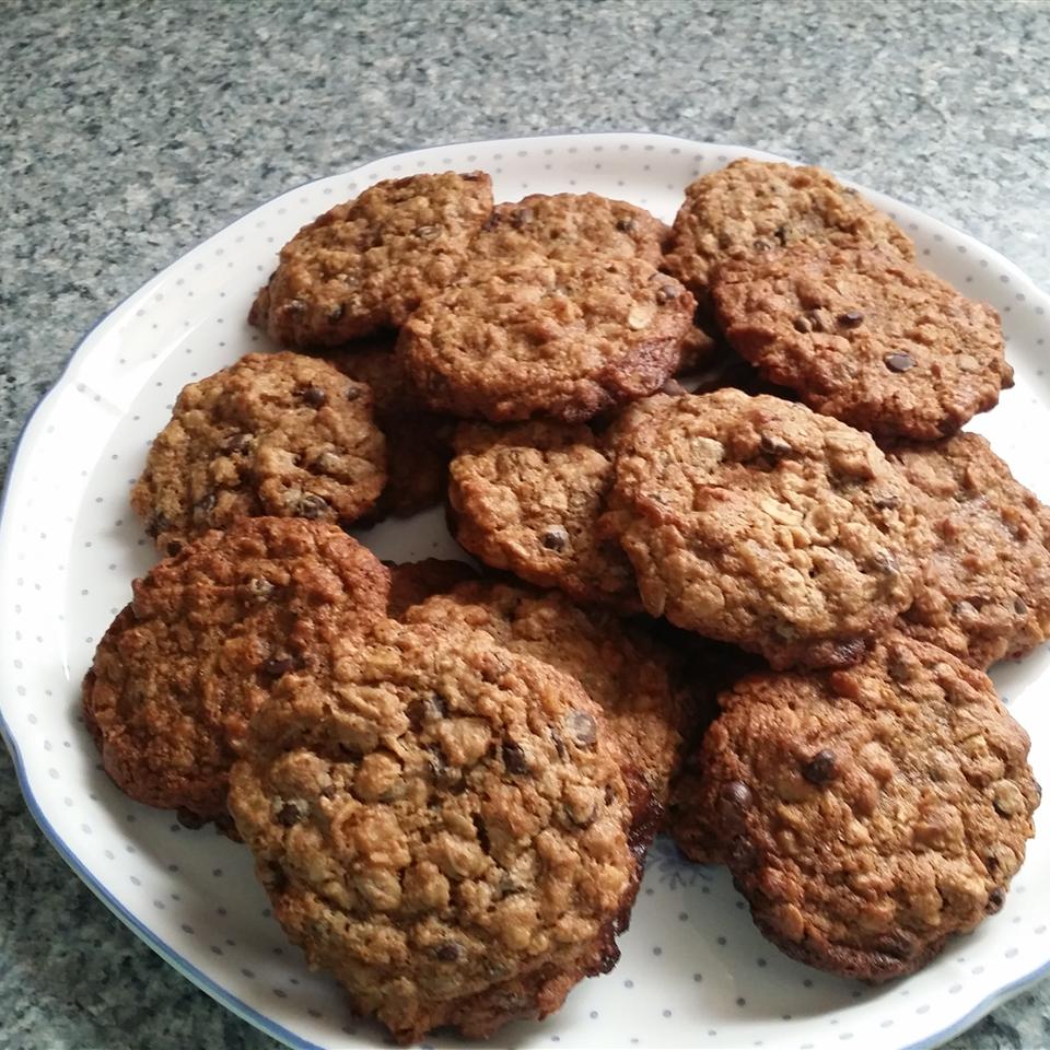 Vegan Chocolate Chip, Oatmeal, and Nut Cookies