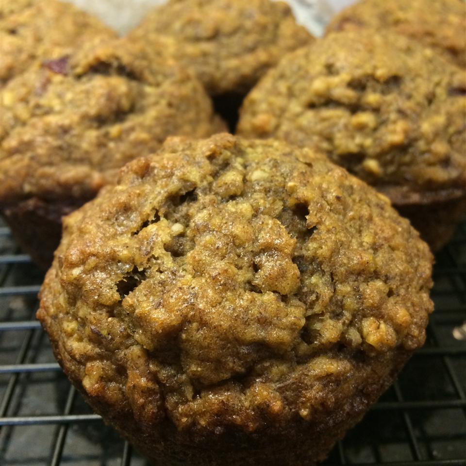 Healthy Banana Cranberry Muffins