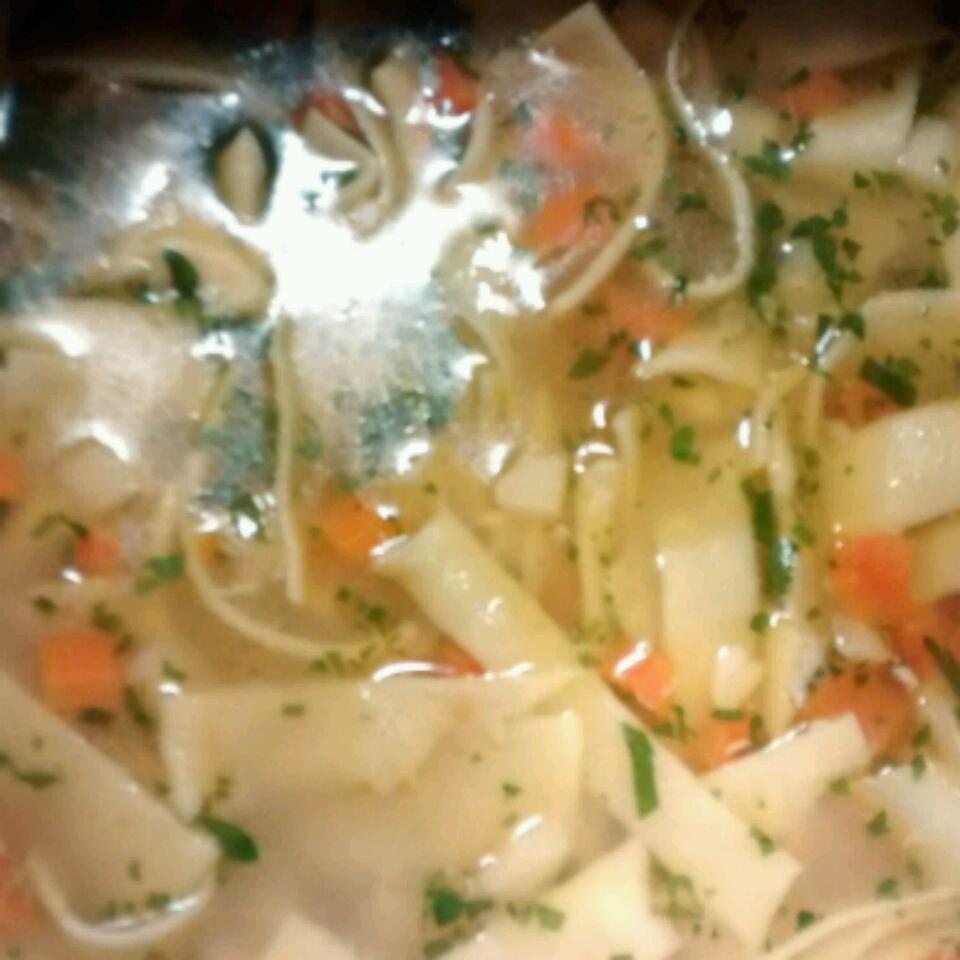 Grandma's Chicken Soup with Homemade Noodles 