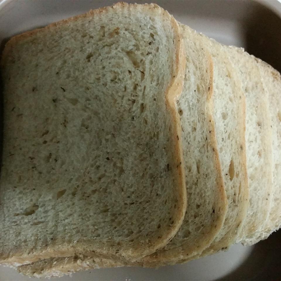 Super Easy Rosemary Bread Machine Bread 