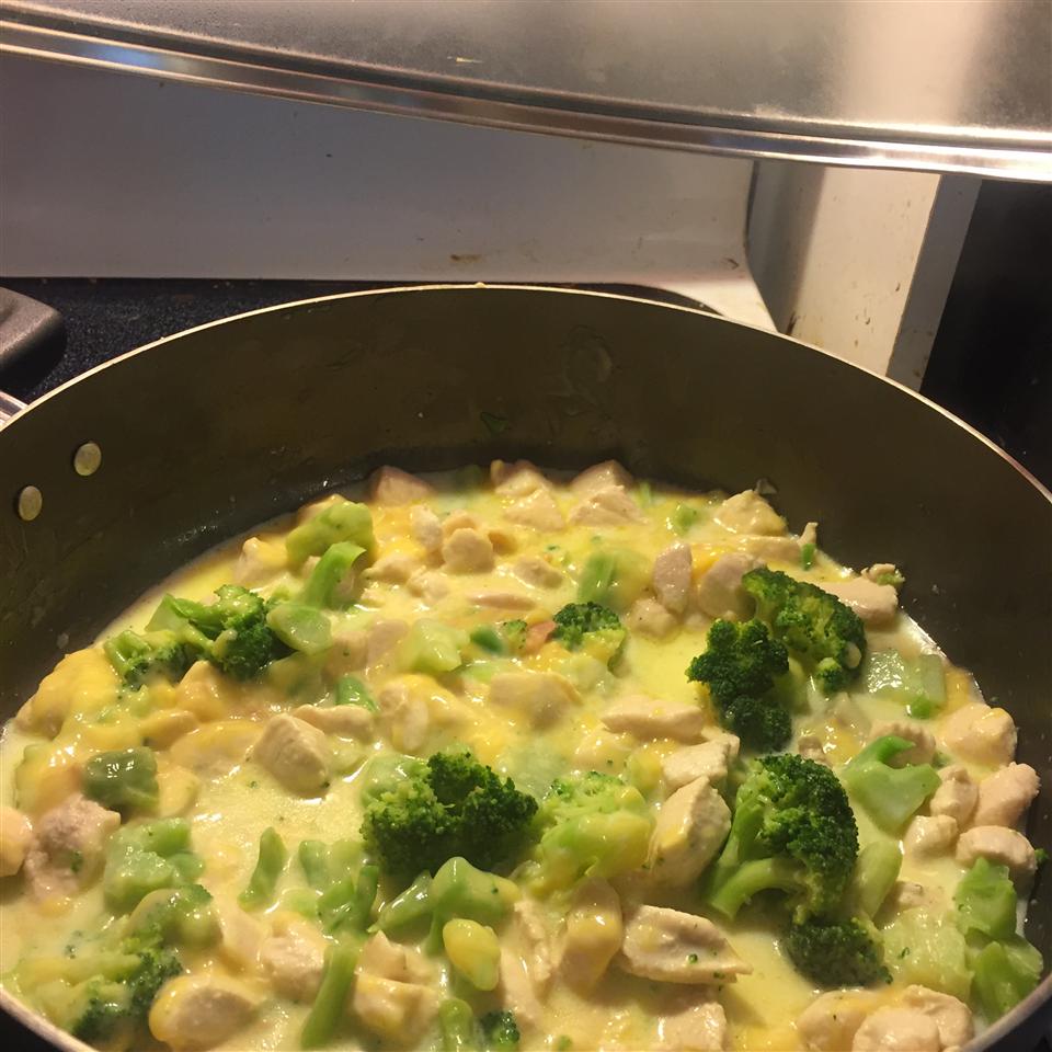 2-Step Skillet Chicken Broccoli Divan 