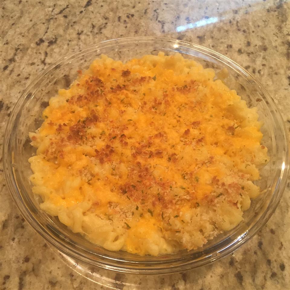 Baked Mac and Cheese for One 