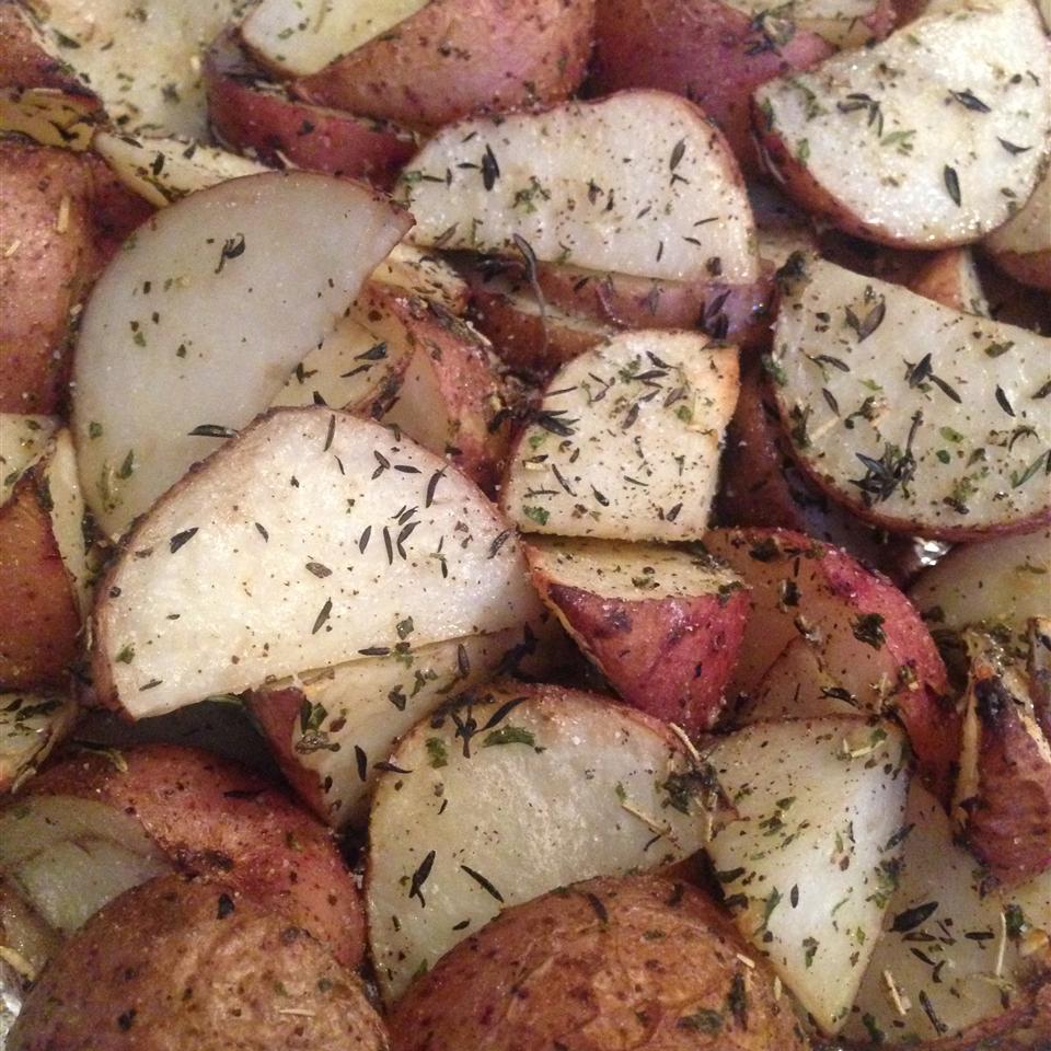 Healthier Oven Roasted Potatoes 