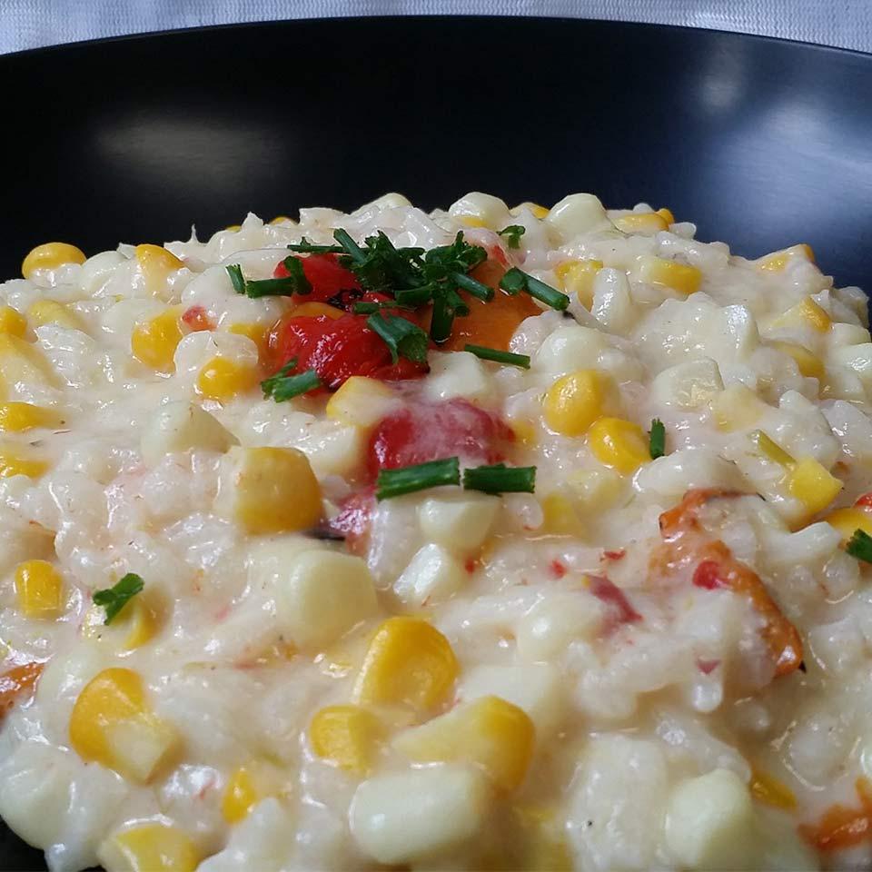 Corn Risotto with Roasted Red Pepper Trusted Brands