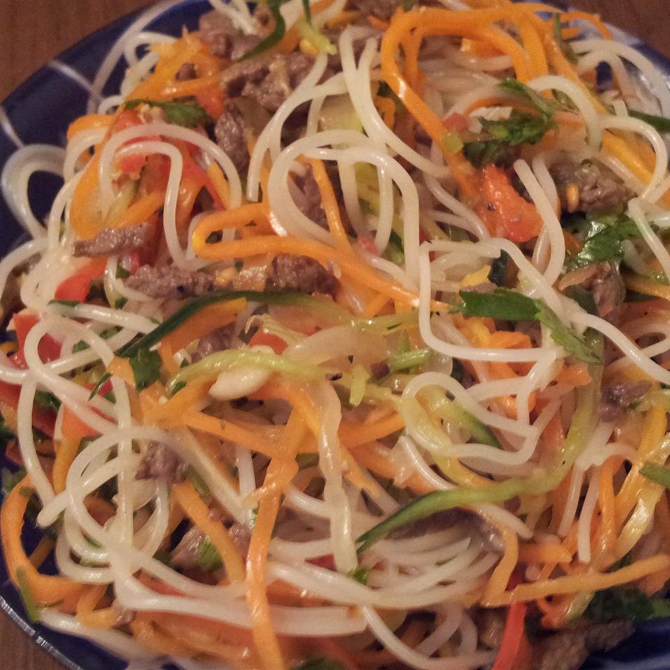 Spicy Rice Noodle Salad Nigora Bowles