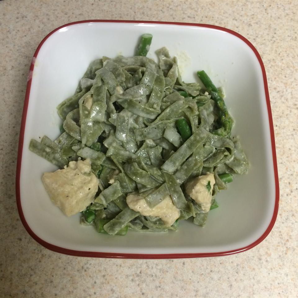 Chicken and Asparagus Fettuccine 
