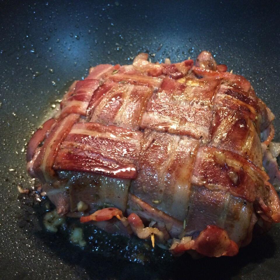 Sweet Bacon Wrapped Pork Loin 