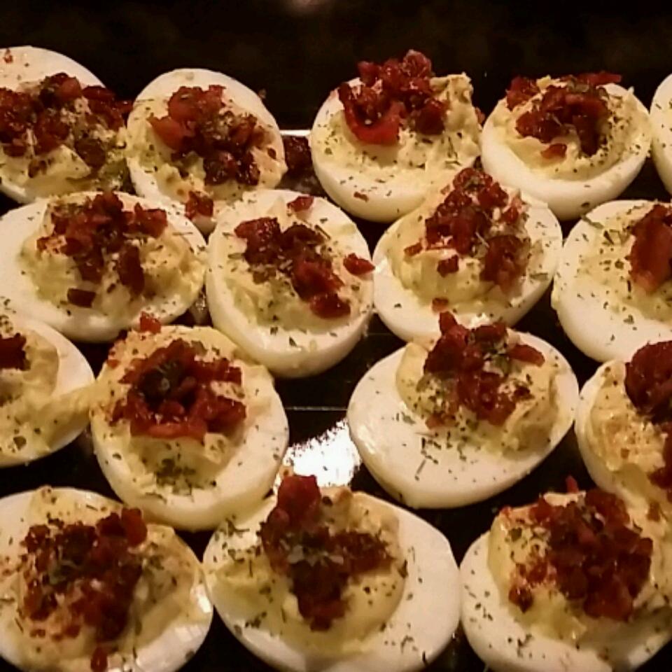 Creamy Jalapeno Deviled Eggs 
