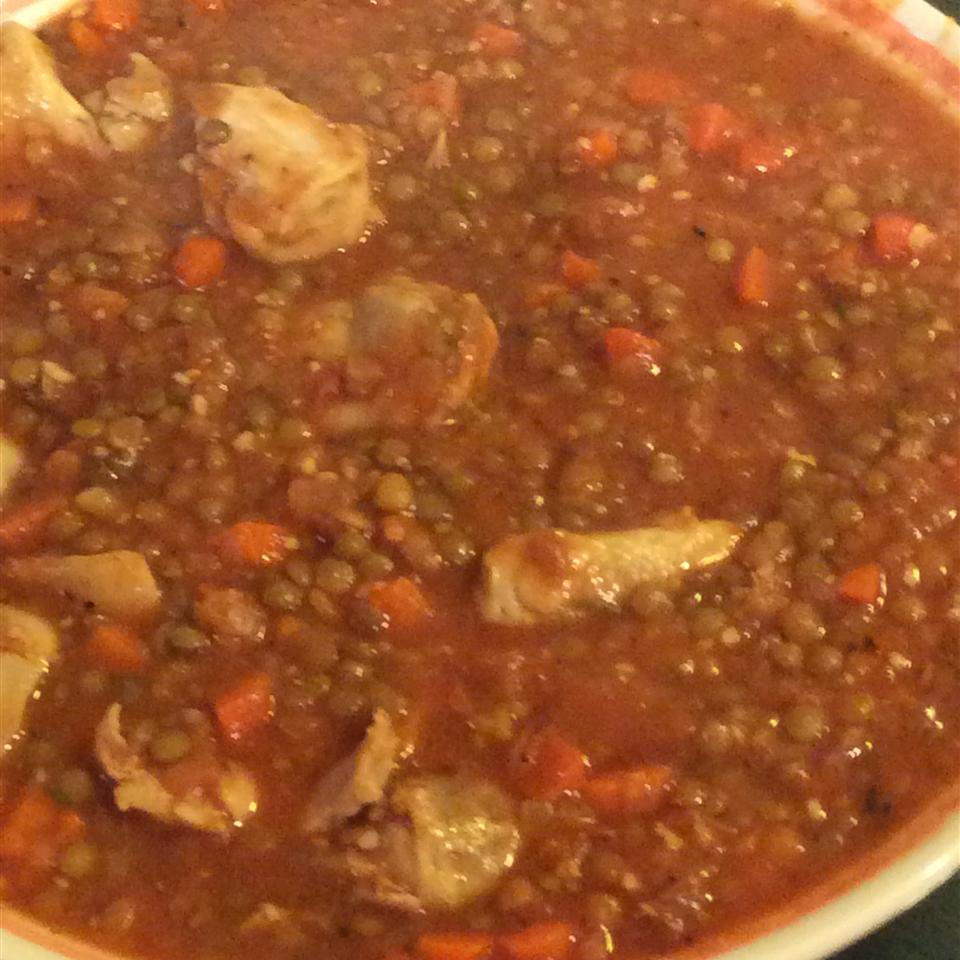 Chicken and Lentils 