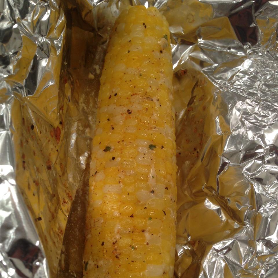 Oven Roasted Parmesan Corn on the Cob 
