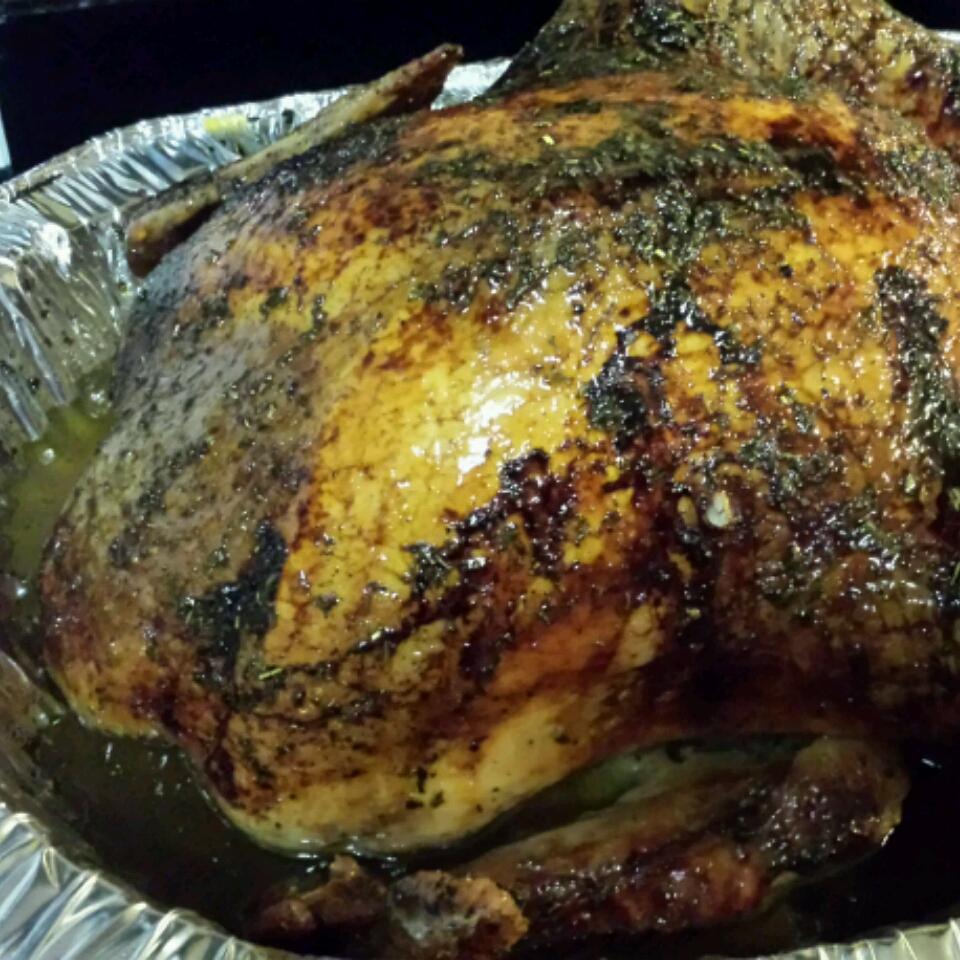 Herb-Glazed Roasted Turkey 