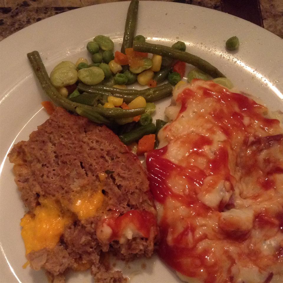 Incredibly Cheesy Turkey Meatloaf 