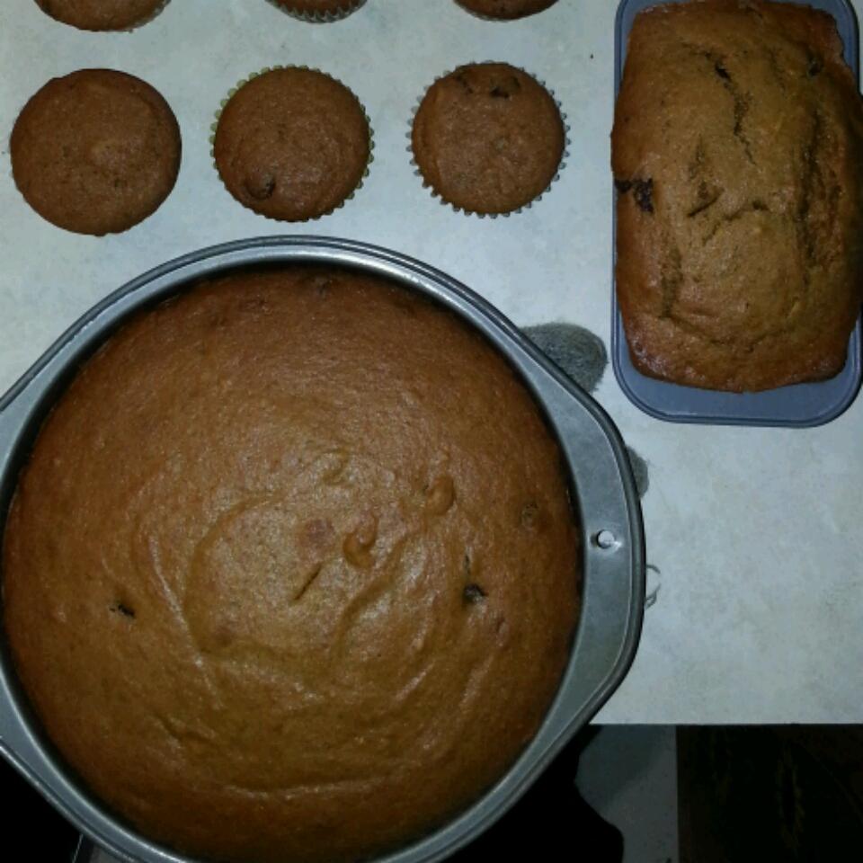 Chocolate Chip and Pumpkin Bread 