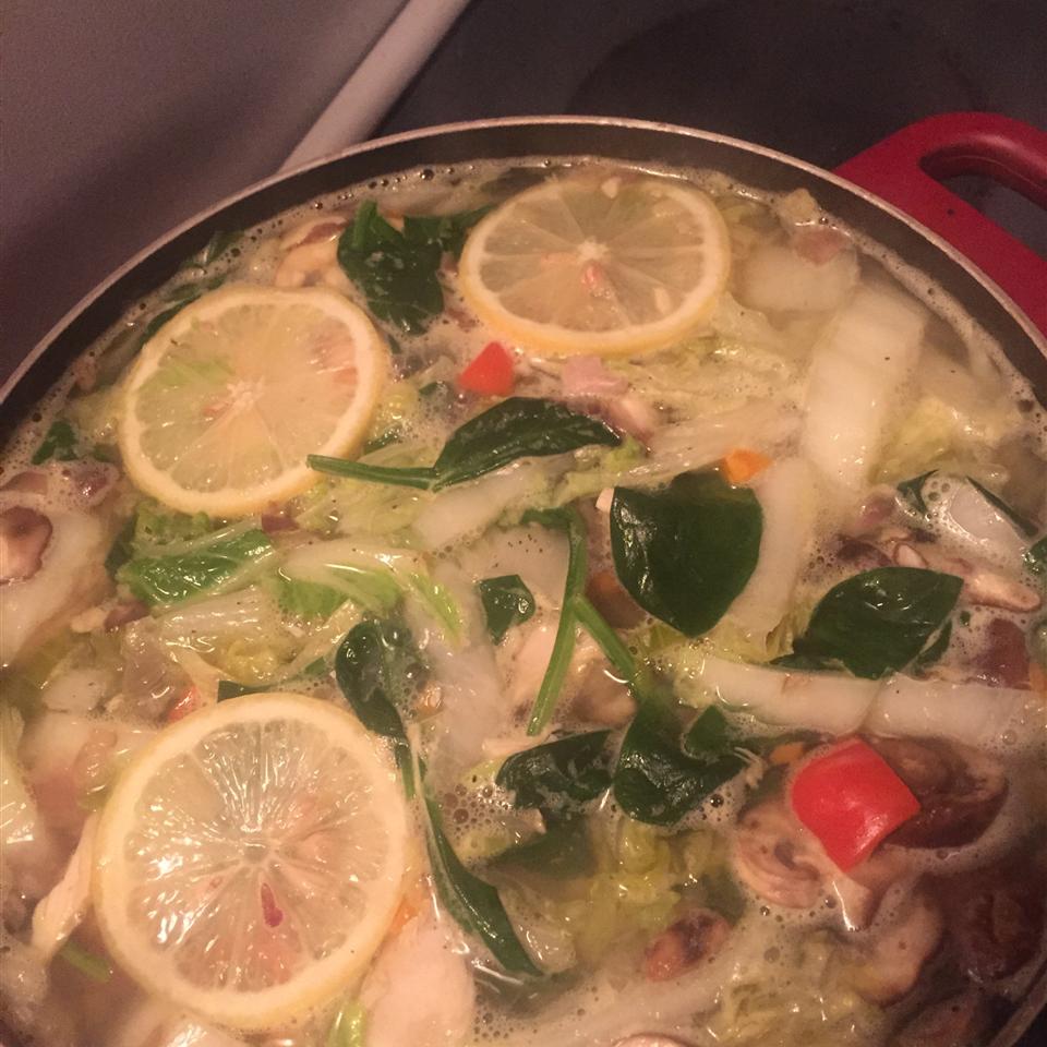 Lemon Turkey Soup 