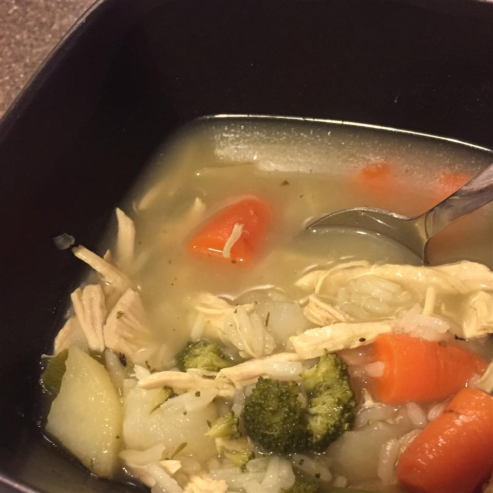 Chicken, Rice and Vegetable Soup Jeannette