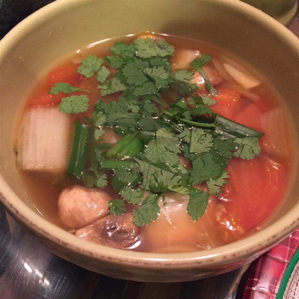 Vegetable Tom Yum Soup 