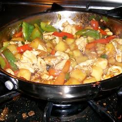 Stir-Fried Chicken With Pineapple and Peppers relongabaugh