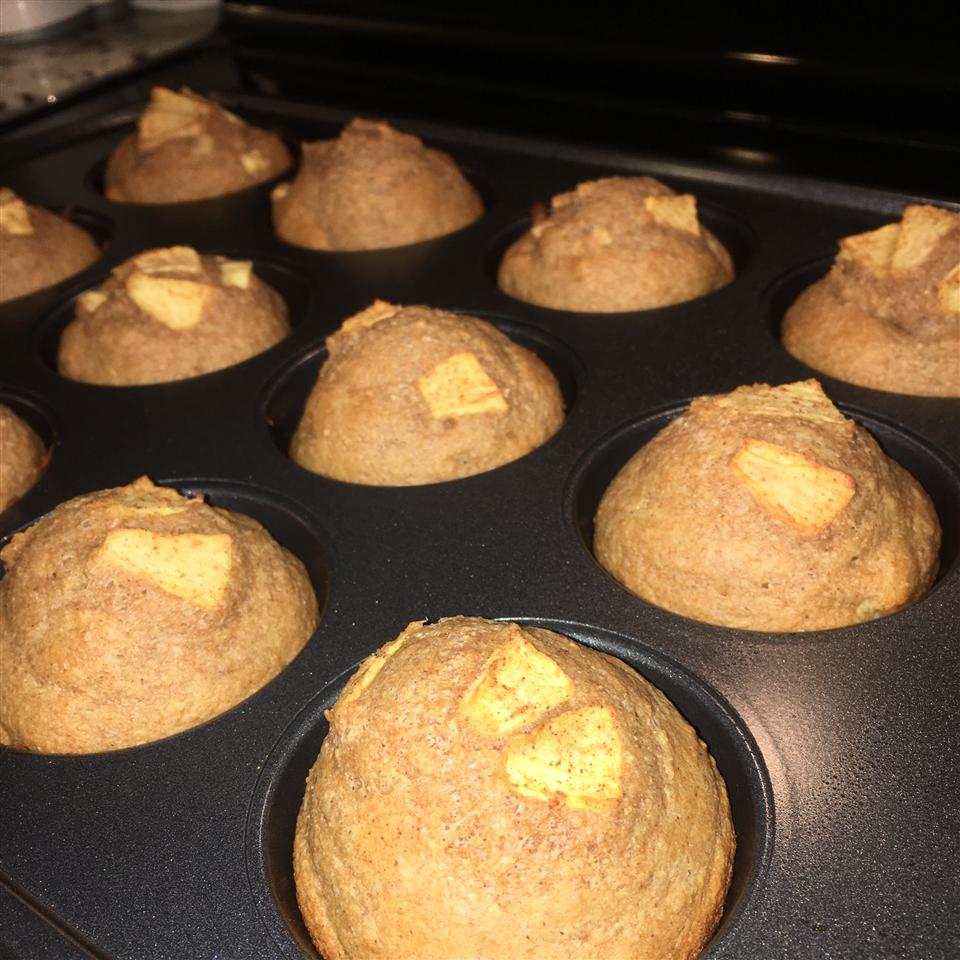 Whole Wheat Apple Muffins 