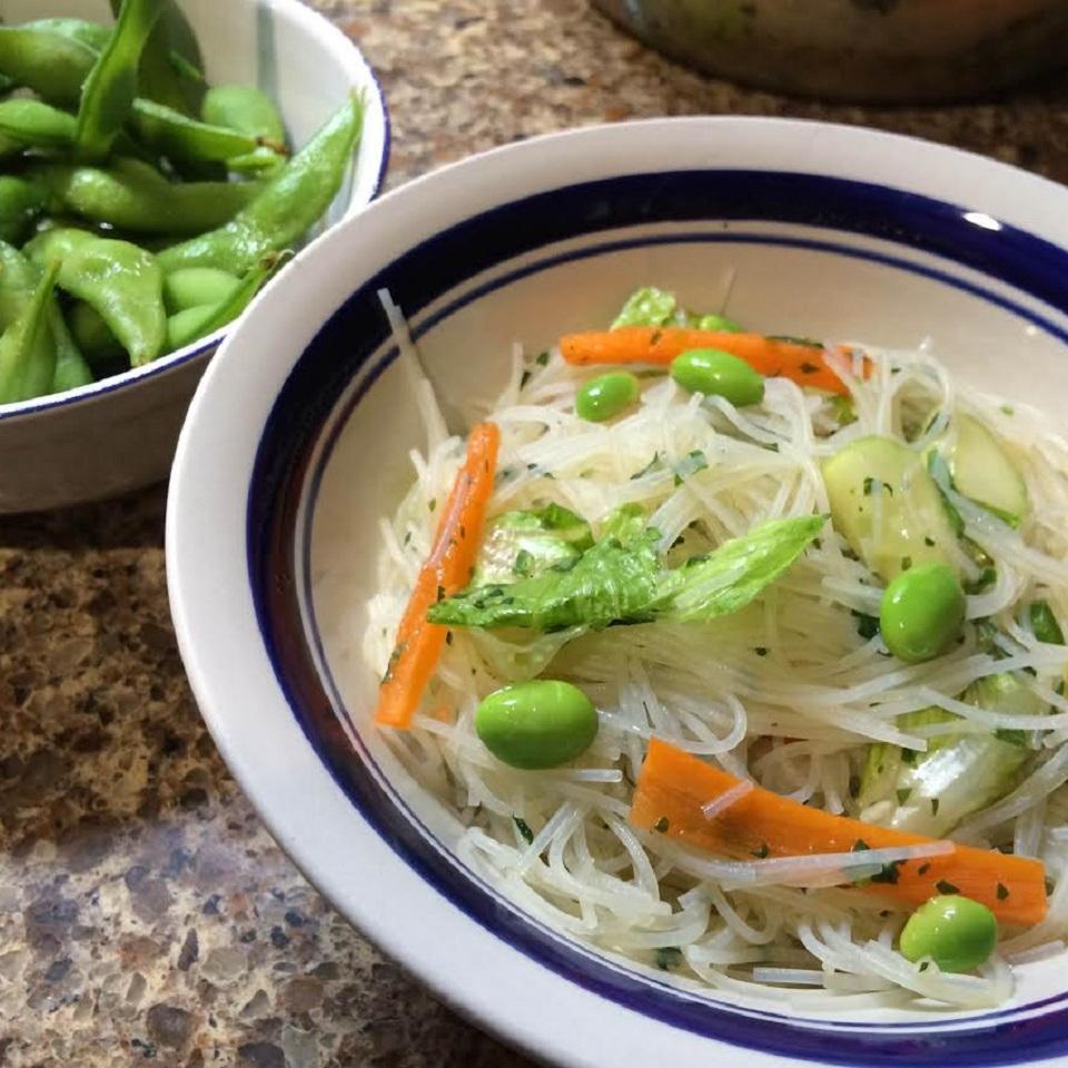 Vietnamese Rice Noodle Salad saiged