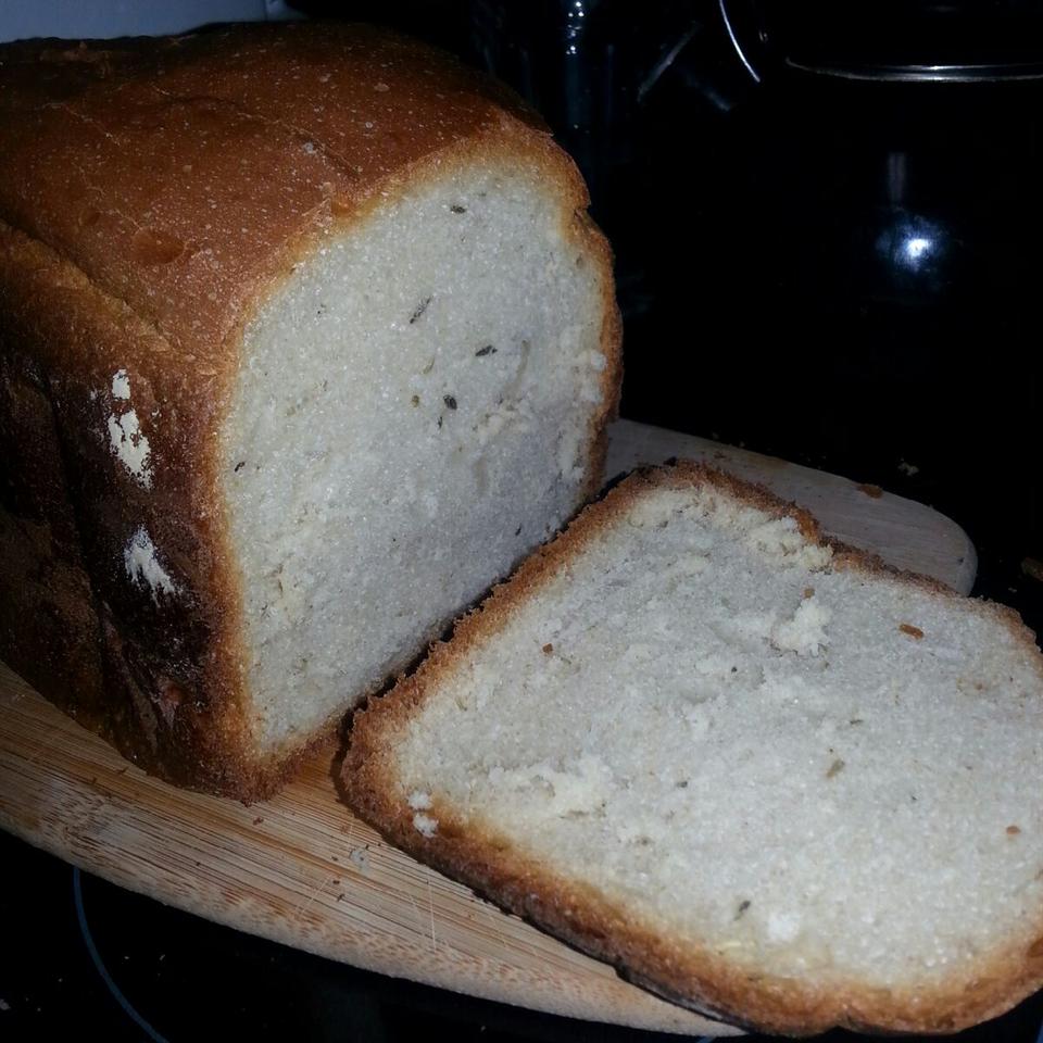 Super Easy Rosemary Bread Machine Bread