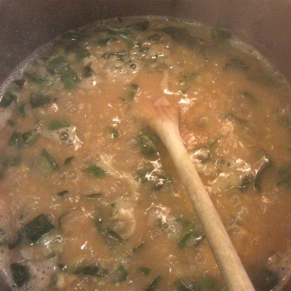 Lentil and Green Collard Soup 