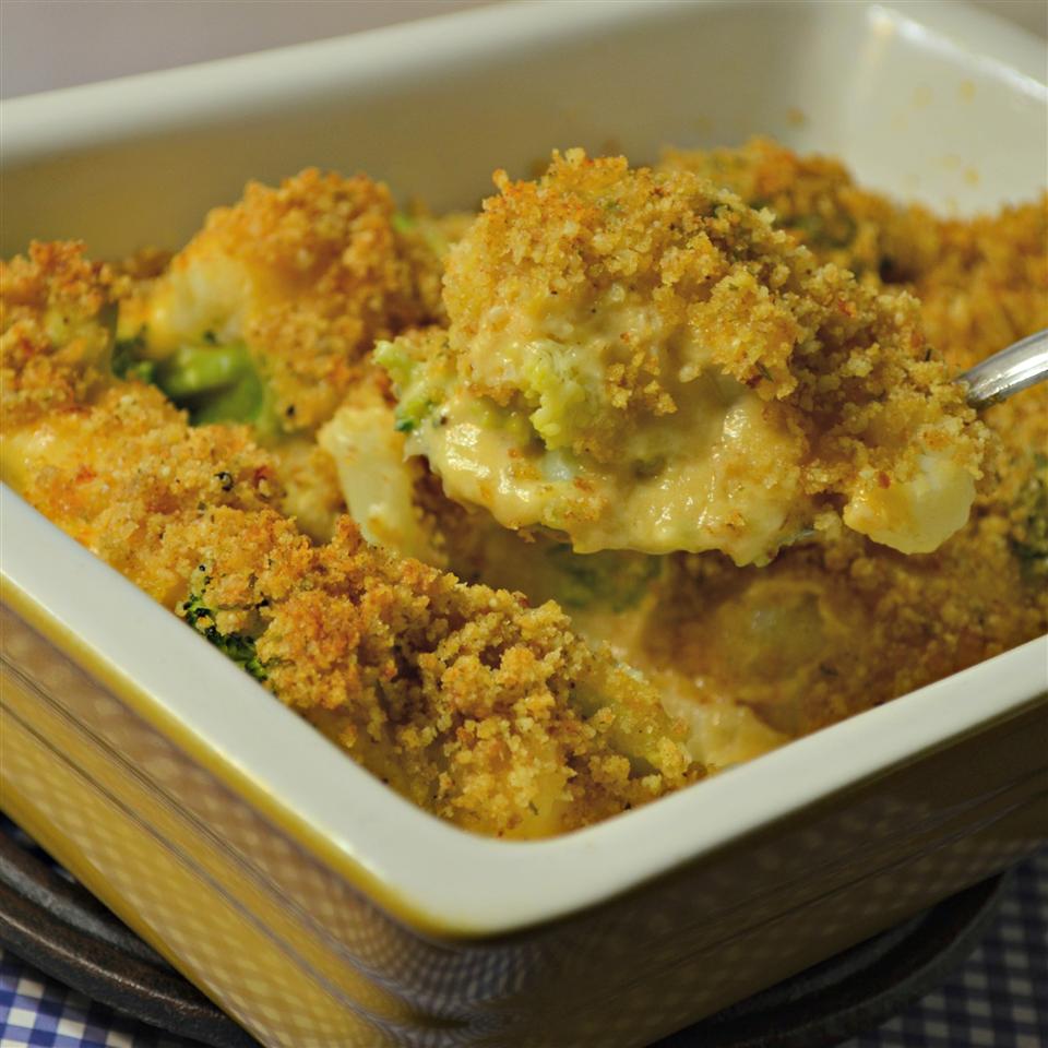 Broccoli and Cauliflower Gratin Kim's Cooking Now