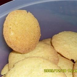 Cornmeal Coconut Cookies 