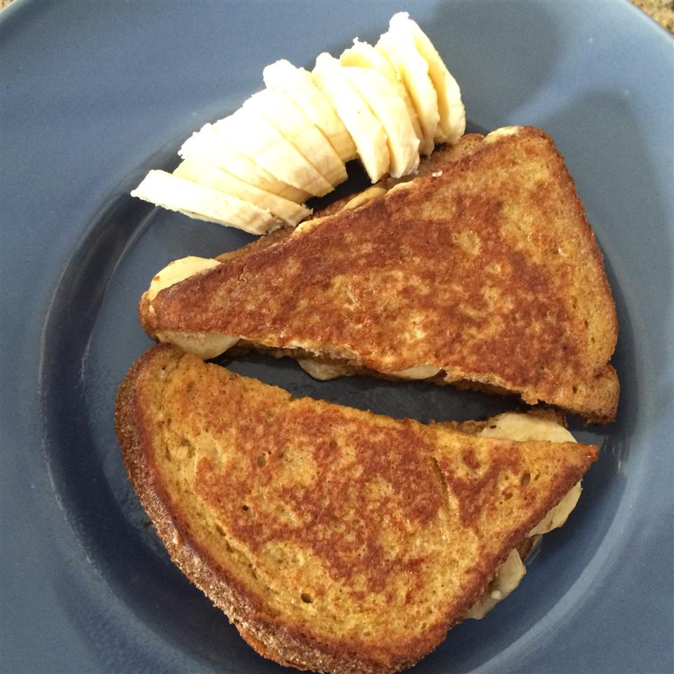 Peanut Butter and Banana French Toast 