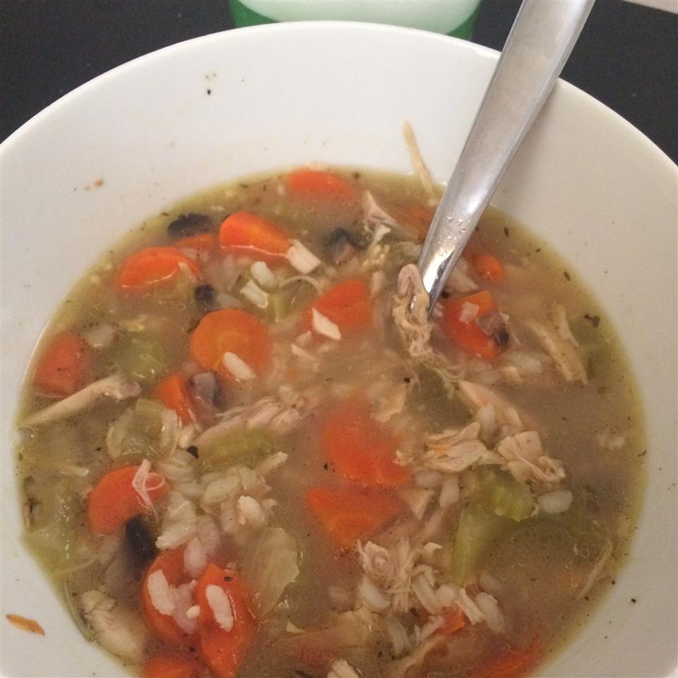 Chicken, Rice and Vegetable Soup 