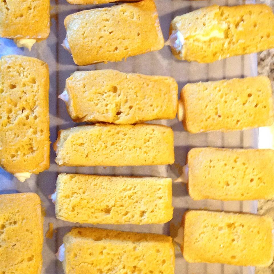 Homemade Cream-Filled Sponge Cakes 