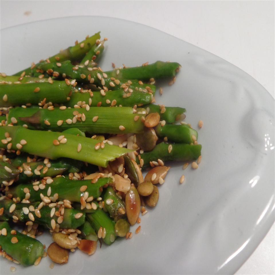 Asparagus  considering Toasted Seeds