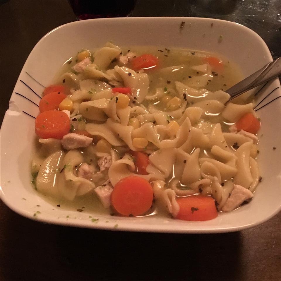 Spicy Chicken Noodle Soup 