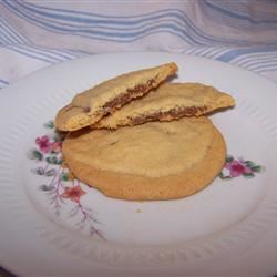 Peanut Butter Chocolate Sandwich Cookies IdLikeSomeCookiesPlease