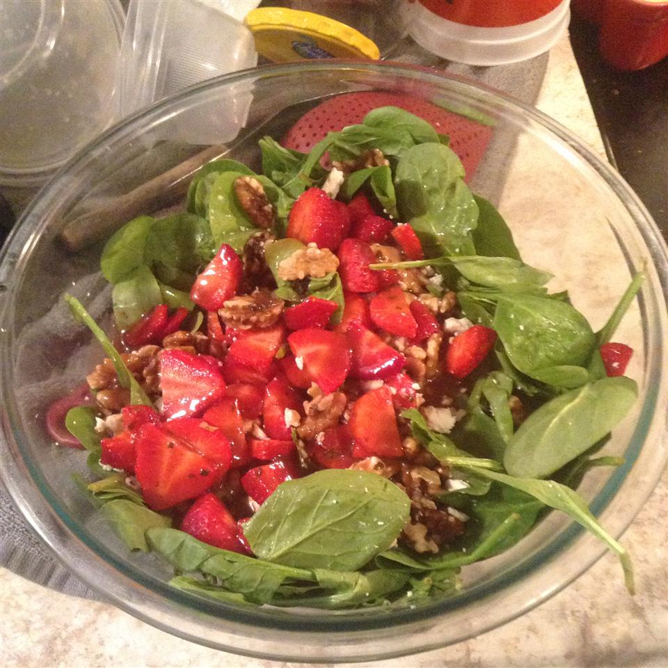 Spinach Pomegranate Salad 