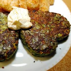 Moroccan Salmon Cakes with Garlic Mayonnaise 