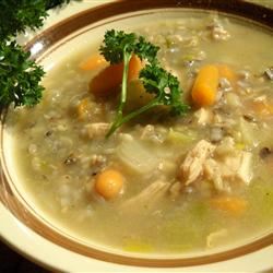 Slow-Simmered Chicken Rice Soup