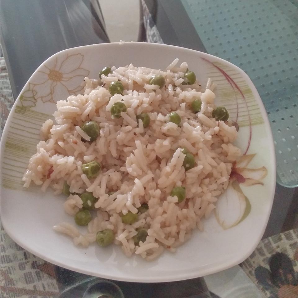 Matar Pulao (Rice with Peas) saba.T