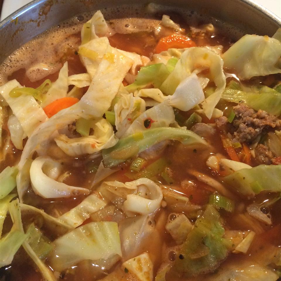 Cajun Cabbage Soup 