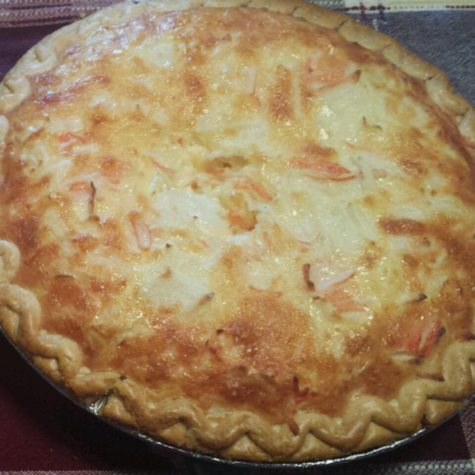 Crab and Swiss Quiche 