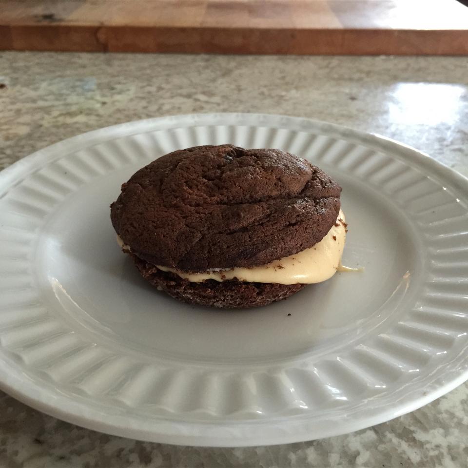 Stef's Whoopie Pies with Peanut Butter Frosting Violet's Kitchen